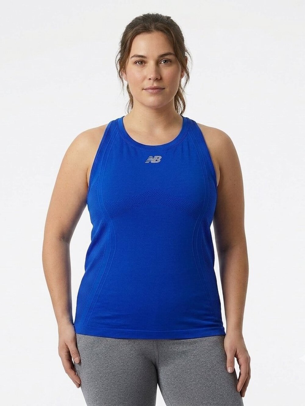 New Balance "Infinity Blue" Racer Back Tank NEW- Sz. Lrg